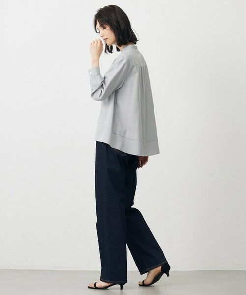 L size ONWARD(大きいサイズ) / エルサイズオンワード シャツ・ブラウス | LIMBLESS50ツイル ブラウス | 詳細9