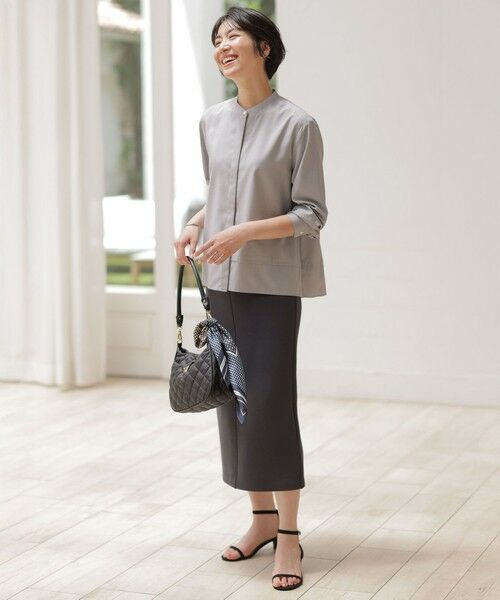 L size ONWARD(大きいサイズ) / エルサイズオンワード シャツ・ブラウス | LIMBLESS50ツイル ブラウス | 詳細7