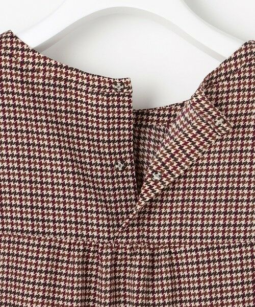 L size ONWARD(大きいサイズ) / エルサイズオンワード シャツ・ブラウス | デシンハウンドトゥースプリント ブラウス | 詳細12