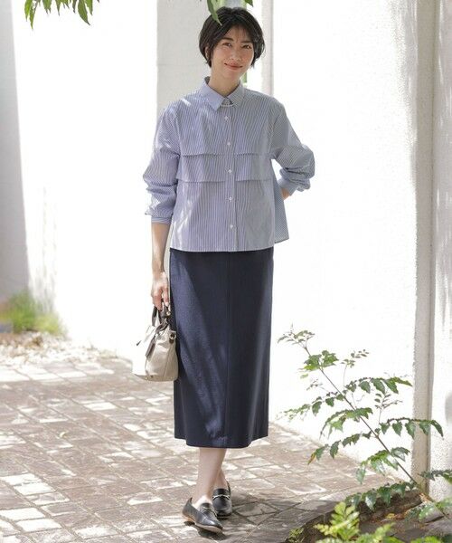 L size ONWARD(大きいサイズ) / エルサイズオンワード シャツ・ブラウス | COTTON TEX ブラウス | 詳細15