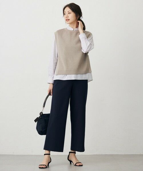 L size ONWARD(大きいサイズ) / エルサイズオンワード シャツ・ブラウス | BEZ ドビーストライプ シャツカラー ブラウス | 詳細12