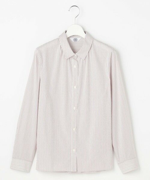 L size ONWARD(大きいサイズ) / エルサイズオンワード シャツ・ブラウス | BEZ ドビーストライプ シャツカラー ブラウス | 詳細13
