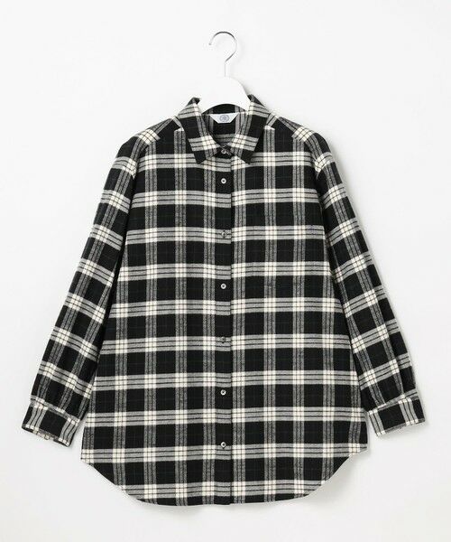 L size ONWARD(大きいサイズ) / エルサイズオンワード シャツ・ブラウス | コットン起毛タータンチェック シャツ ブラウス | 詳細8
