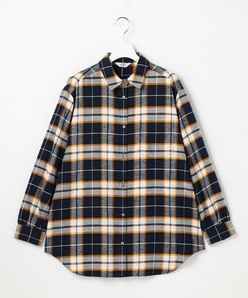 L size ONWARD(大きいサイズ) / エルサイズオンワード シャツ・ブラウス | コットン起毛タータンチェック シャツ ブラウス | 詳細11