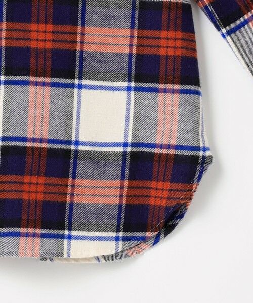 L size ONWARD(大きいサイズ) / エルサイズオンワード シャツ・ブラウス | コットン起毛タータンチェック ショート丈 シャツ ブラウス | 詳細8