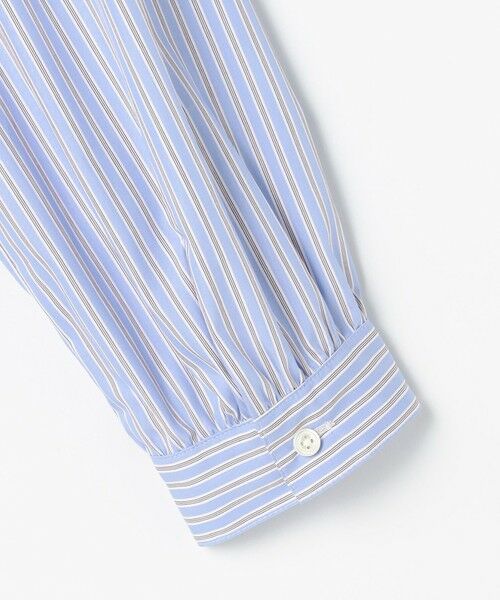 L size ONWARD(大きいサイズ) / エルサイズオンワード シャツ・ブラウス | 【WEB限定】ストライプ シャーリング ブラウス | 詳細17