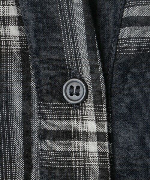 L size ONWARD(大きいサイズ) / エルサイズオンワード シャツ・ブラウス | 【洗える】サッカーチェック ブラウス | 詳細10