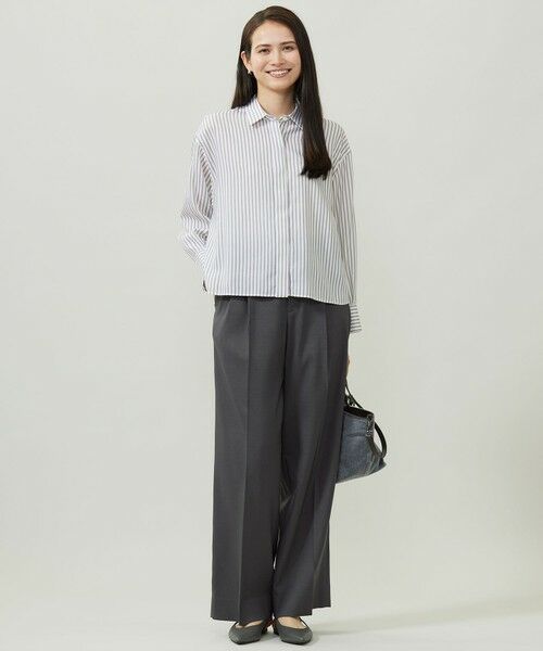 L size ONWARD(大きいサイズ) / エルサイズオンワード シャツ・ブラウス | 【SHIHOさん着用】SOMELOSドルマンスリーブ ブラウス | 詳細19