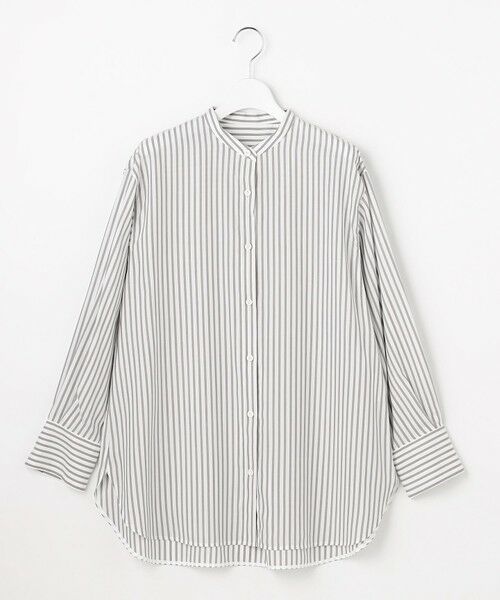 L size ONWARD(大きいサイズ) / エルサイズオンワード シャツ・ブラウス | SOMELOSバンドカラー ブラウス | 詳細23