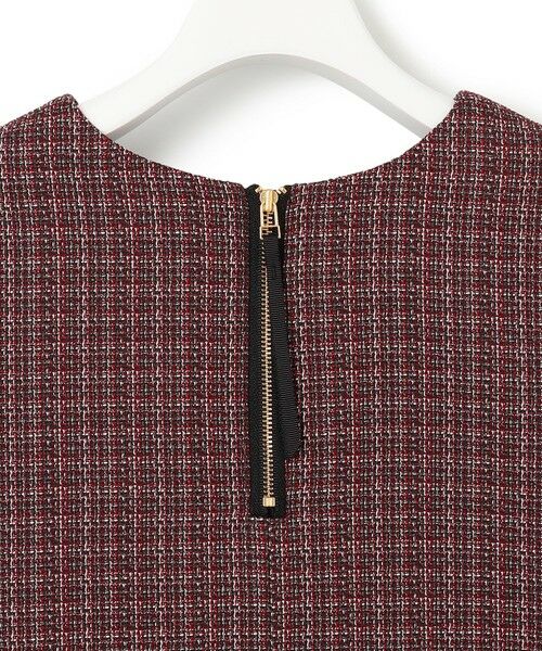 L size ONWARD(大きいサイズ) / エルサイズオンワード シャツ・ブラウス | 【洗える】ツイーディーカラーミックス ハーフスリーブ ブラウス | 詳細11