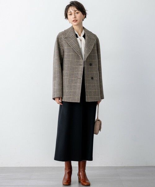 L size ONWARD(大きいサイズ) / エルサイズオンワード シャツ・ブラウス | 【見上愛さん着用/洗える】シアービエラ ボウタイ ブラウス | 詳細7