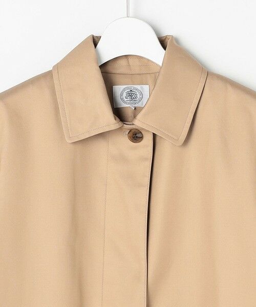 L size ONWARD(大きいサイズ) / エルサイズオンワード ステンカラーコート | コンパクトギャバ ステンカラー コート | 詳細9