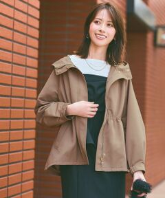 L size ONWARD(大きいサイズ) / エルサイズオンワード ブルゾン | 【撥水・洗える】フーディショート ブルゾン