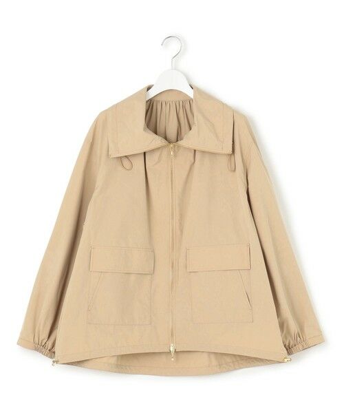 L size ONWARD(大きいサイズ) / エルサイズオンワード ブルゾン | 【撥水加工】ソフトメモリータフタ スタンドネック ブルゾン | 詳細8