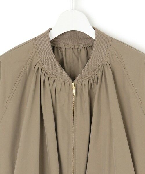 L size ONWARD(大きいサイズ) / エルサイズオンワード ブルゾン | 【撥水加工】ソフトメモリータフタ ミドル丈 ブルゾン | 詳細8