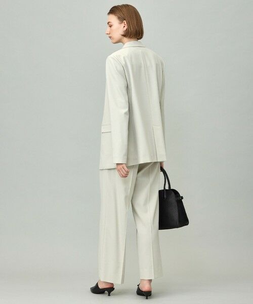 L size ONWARD(大きいサイズ) / エルサイズオンワード テーラードジャケット | ウール2WAYストレッチ ダブルブレストジャケット | 詳細3