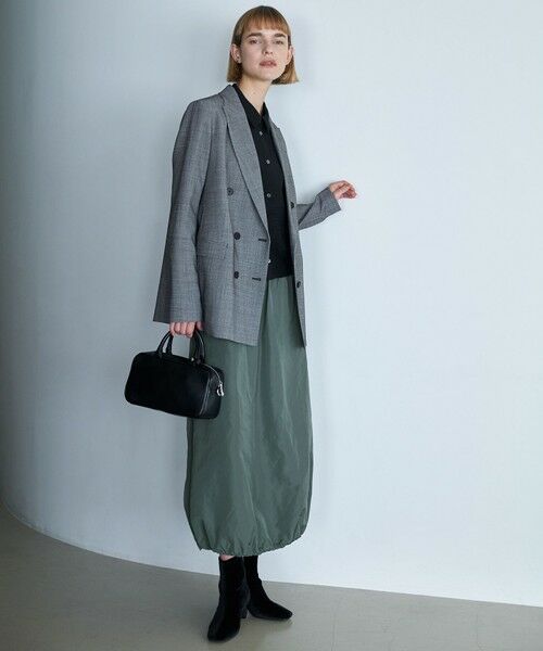 L size ONWARD(大きいサイズ) / エルサイズオンワード テーラードジャケット | ウール2WAYストレッチ ダブルブレストジャケット | 詳細30