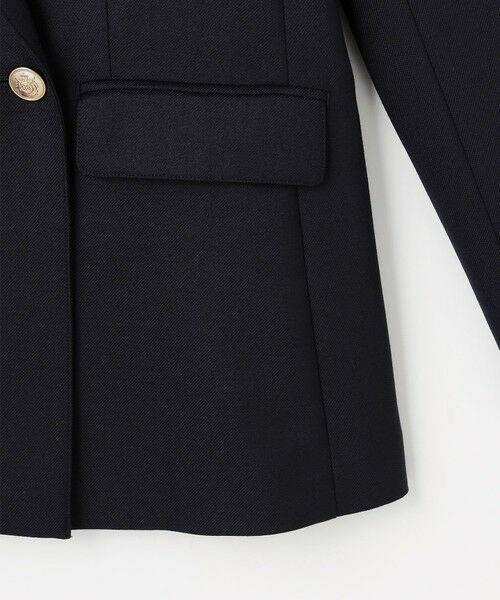 L size ONWARD(大きいサイズ) / エルサイズオンワード テーラードジャケット | モナベールツイル ダブル ジャケット | 詳細14