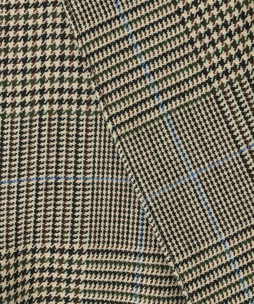 L size ONWARD(大きいサイズ) / エルサイズオンワード テーラードジャケット | モナベールツイル チェック ダブル ジャケット | 詳細13