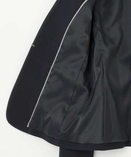 L size ONWARD(大きいサイズ) / エルサイズオンワード ノーカラージャケット | 【洗える】T/Rアルガンシルク ノーカラー ジャケット | 詳細11