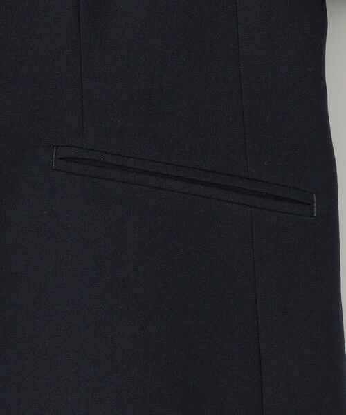 L size ONWARD(大きいサイズ) / エルサイズオンワード ノーカラージャケット | 【洗える】T/Rアルガンシルク ノーカラー ジャケット | 詳細13