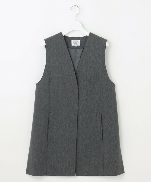 L size ONWARD(大きいサイズ) / エルサイズオンワード その他アウター | 【洗える】T/Rアルガンシルク ジレ | 詳細2