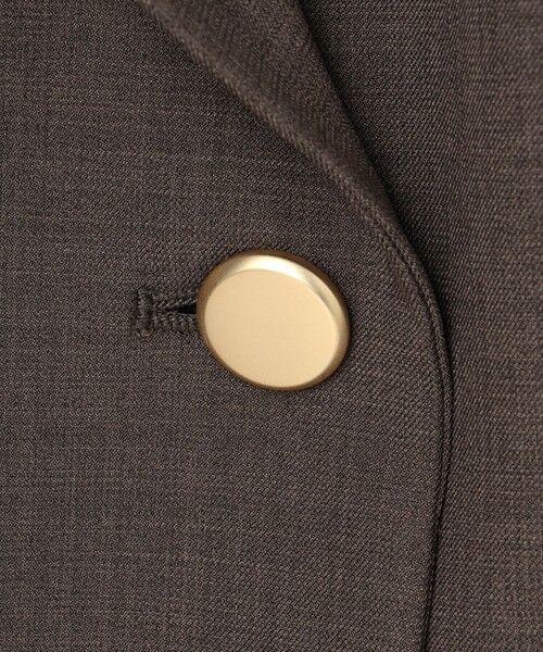 L size ONWARD(大きいサイズ) / エルサイズオンワード テーラードジャケット | ウーステッドエステル テーラード ジャケット | 詳細12