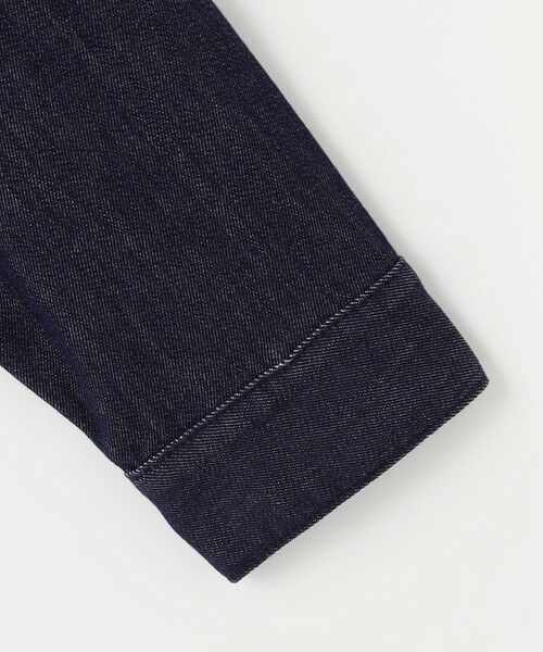 L size ONWARD(大きいサイズ) / エルサイズオンワード Gジャン・デニムジャケット | 【17号サイズまで展開・洗える】ウスカルデニムベーシック ジャケット | 詳細5