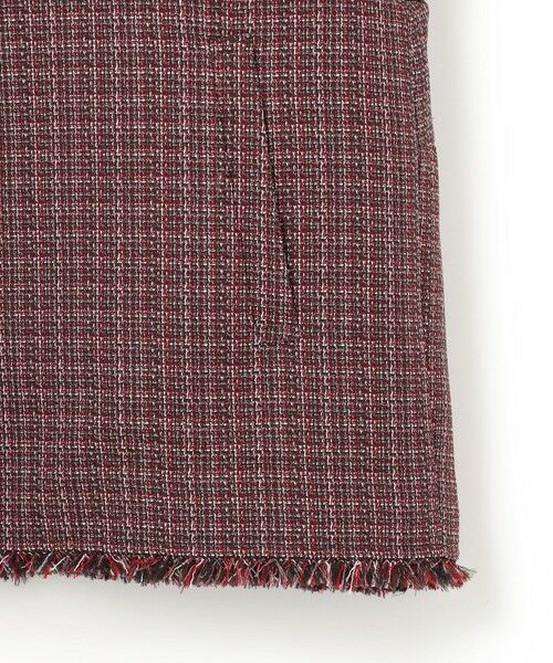 L size ONWARD(大きいサイズ) / エルサイズオンワード その他アウター | ツイーディーカラーミックス ノーカラー ジャケット | 詳細8