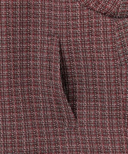 L size ONWARD(大きいサイズ) / エルサイズオンワード その他アウター | ツイーディーカラーミックス ノーカラー ジャケット | 詳細9