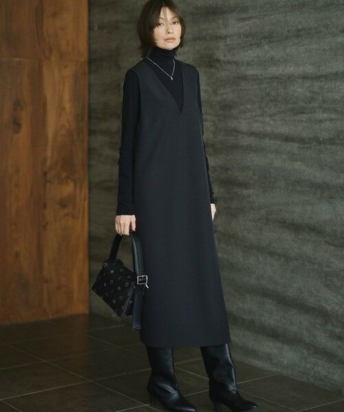 L size ONWARD(大きいサイズ) / エルサイズオンワード カットソー | 【洗える】 パウダリーチュール ハイネックトップス | 詳細7