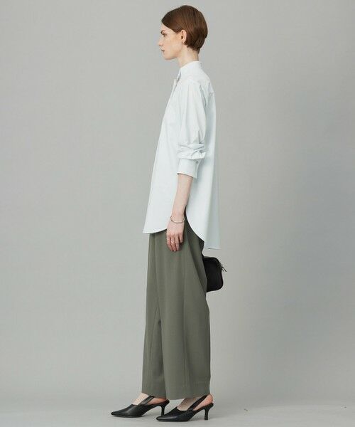 L size ONWARD(大きいサイズ) / エルサイズオンワード カットソー | 【洗える】 ブラウスライクジャージー ロングカットソー | 詳細4