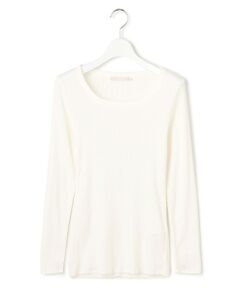 L size ONWARD(大きいサイズ) / エルサイズオンワード カットソー | 【洗える】 ４×２リブ プルオーバー