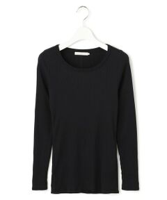 L size ONWARD(大きいサイズ) / エルサイズオンワード カットソー | 【洗える】 ４×２リブ プルオーバー