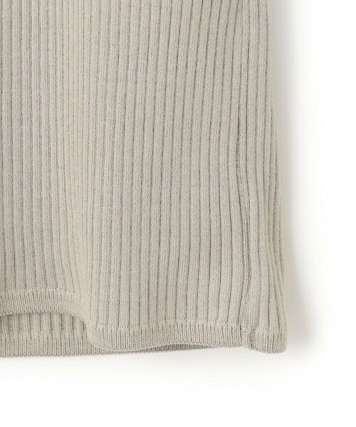 L size ONWARD(大きいサイズ) / エルサイズオンワード カットソー | 【洗える】 ４×２リブ プルオーバー | 詳細4