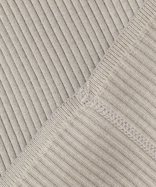 L size ONWARD(大きいサイズ) / エルサイズオンワード カットソー | 【洗える】 ４×２リブ プルオーバー | 詳細5