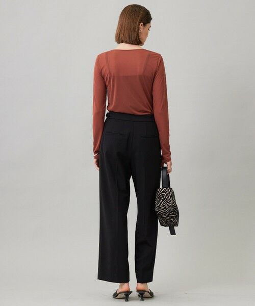 L size ONWARD(大きいサイズ) / エルサイズオンワード カットソー | 【洗える】 ハイツイストシアー カットソー | 詳細3