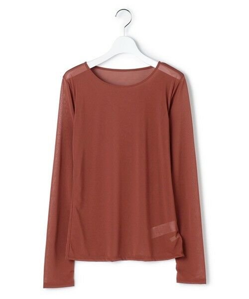 L size ONWARD(大きいサイズ) / エルサイズオンワード カットソー | 【洗える】 ハイツイストシアー カットソー | 詳細5