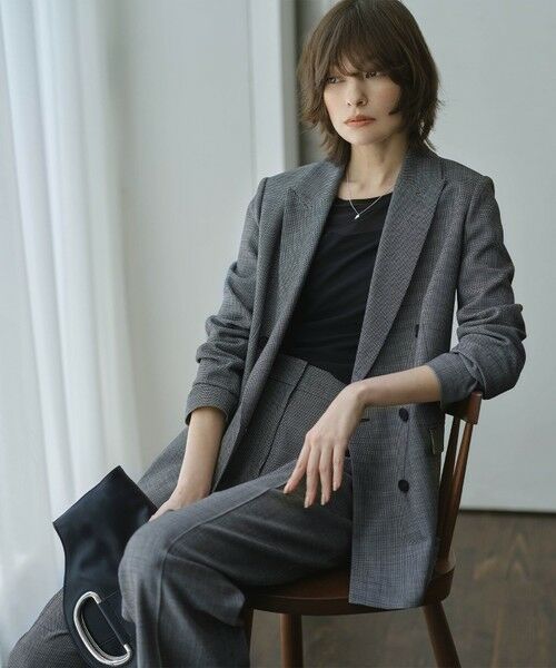 L size ONWARD(大きいサイズ) / エルサイズオンワード カットソー | 【洗える】 ハイツイストシアー カットソー | 詳細15