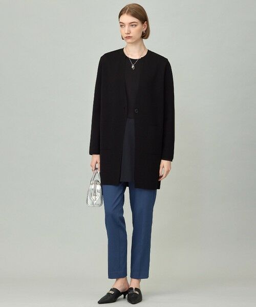 L size ONWARD(大きいサイズ) / エルサイズオンワード カットソー | 【洗える】シアージャージーコンビ カットソー | 詳細18