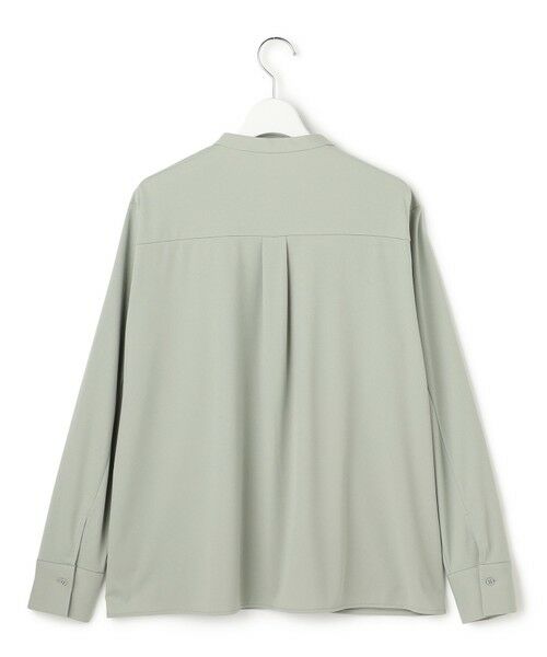 L size ONWARD(大きいサイズ) / エルサイズオンワード カットソー | 【洗える】イージージョーゼット バンドカラーカットソー | 詳細9