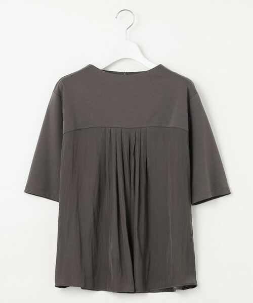 L size ONWARD(大きいサイズ) / エルサイズオンワード カットソー | 【洗える・抗菌防臭・接触冷感・吸水速乾】ドライポンチ フレア カットソー | 詳細4