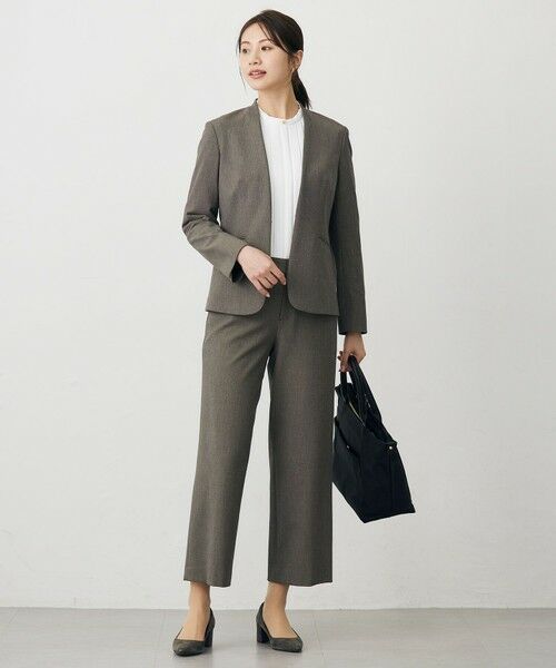 L size ONWARD(大きいサイズ) / エルサイズオンワード カットソー | プレーティングジャージー カットソー | 詳細3