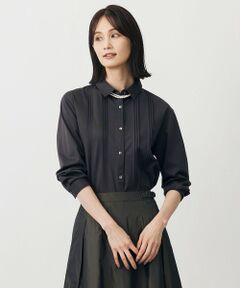 L size ONWARD(大きいサイズ) / エルサイズオンワード カットソー | コンパクトトリコット シャツライク カットソー