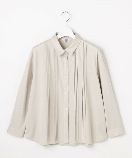 L size ONWARD(大きいサイズ) / エルサイズオンワード カットソー | コンパクトトリコット シャツライク カットソー | 詳細9