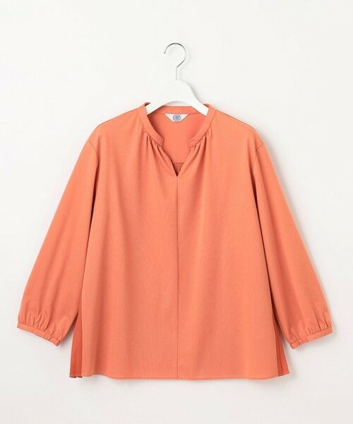 L size ONWARD(大きいサイズ) / エルサイズオンワード カットソー | コンパクトトリコット バックプリーツ カットソー | 詳細4