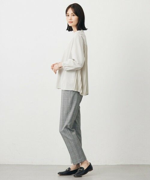 L size ONWARD(大きいサイズ) / エルサイズオンワード カットソー | コンパクトトリコット バックプリーツ カットソー | 詳細6