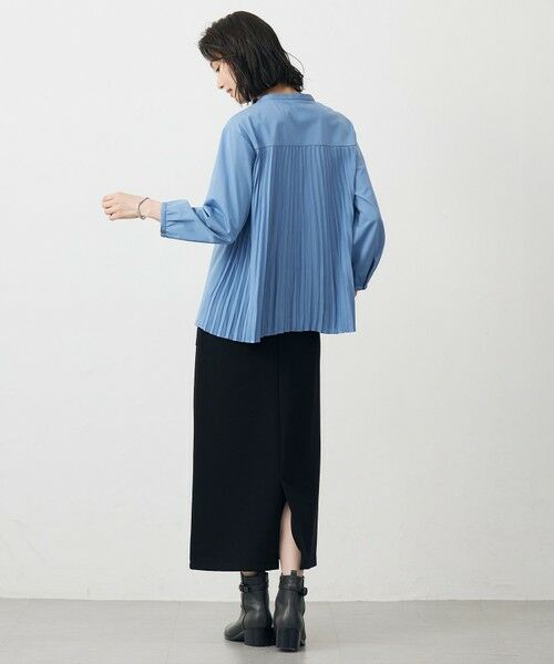 L size ONWARD(大きいサイズ) / エルサイズオンワード カットソー | コンパクトトリコット バックプリーツ カットソー | 詳細17