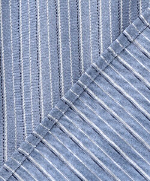 L size ONWARD(大きいサイズ) / エルサイズオンワード カットソー | ストライプジャージー シャツライク カットソー | 詳細13