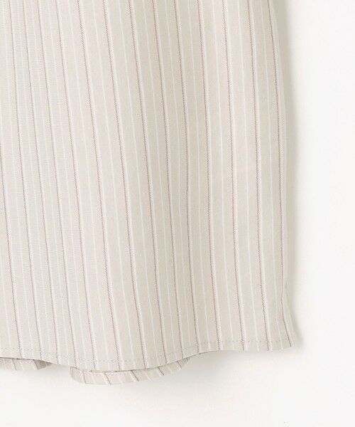 L size ONWARD(大きいサイズ) / エルサイズオンワード カットソー | ストライプジャージー バックペプラム カットソー | 詳細9